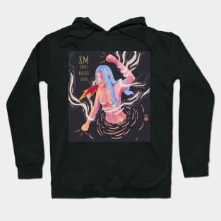 8 of March Feminist illustration Hoodie